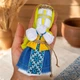 Лялька мотанка міні в жовто-блакитній хусточці 14 см Гранд Презент 014 ХЖ-1 - изображение 1