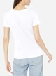Футболка хлопковая длинная женская Armani Exchange 917216281 XS Белая (1159909134) - изображение 4