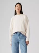 Свитшот на флисе женский Levi`s 778608262 L Молочный (1159865482) - изображение 1
