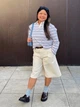 Поло женское Uniqlo 476921315 S Белый/Голубой (1159863058) - изображение 7