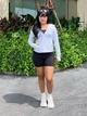 Ветровка с капюшоном женская Uniqlo 691040343 L Белая (1159865417) - изображение 10