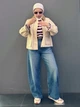 Поло женское Uniqlo 816037658 S Коричневый/Розовый (1159863067) - изображение 3