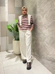 Поло женское Uniqlo 816037658 S Коричневый/Розовый (1159863067) - изображение 6