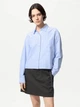 Рубашка женская Uniqlo 111495321 2XL Голубая (1159865541) - изображение 1