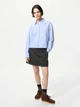 Рубашка женская Uniqlo 111495321 2XL Голубая (1159865541) - изображение 2