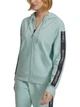 Толстовка на молнии на флисе с капюшоном женская Calvin Klein 503841346 XL Зеленая (1159865566) - изображение 3