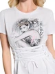Футболка хлопковая женская Guess 348225487 S Белая (1159865567) - изображение 4