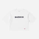 Футболка хлопковая оверсайз короткая женская Uniqlo 956028825 XL Белая (1159870267) - изображение 15