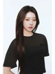 Футболка хлопковая оверсайз женская Uniqlo 20827268 XS Черная (1159874175) - изображение 13