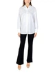 Рубашка хлопковая женская Armani Exchange 738249172 S Белая (1159858980) - изображение 4
