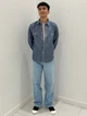 Рубашка джинсовая женская Uniqlo 728297419 XL Синяя (1159906805) - изображение 4