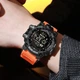 Чоловічий спортивний водостійкий тактичний годинник Sanda Tangerine - изображение 4