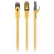 Патч-корд 0.25м S/FTP Cat 6A CU LSZH yellow Cablexpert (PP6A-LSZHCU-Y-0.25M) - зображення 1