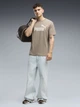 Футболка хлопковая длинная мужская Puma Essentials Foundation 68253394 M Mouse Gray (4070033345634) - изображение 3