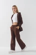 Кофта однотонна для дівчинки ADK 2983 140 см Коричневий (2000990721525W) shop (2000990721525) - изображение 4