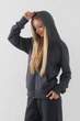 Кофта однотонна для дівчинки ADK 2983 128 см Графітовий (2000990721402W) shop (2000990721402) - изображение 3