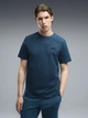 Футболка хлопковая длинная мужская Puma Essentials Foundation 68253536 L Midnight Petrol (4070033329092) - изображение 1