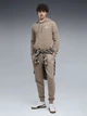Спортивные штаны утеплённые мужские Puma Essentials Foundation 68260794 2XL Mouse Gray (4070033459690) - изображение 3