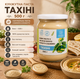 Паста тахини из белого кунжута 500 г натуральная кунжутная без сахара без соли - изображение 1
