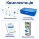 Каркасный бассейн Intex Small Frame 260×160×65 см прямоугольный сине-серый на 2282 л, сборный садовый бассейн с трехслойной чашей - изображение 5