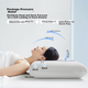 Подушка для сна BEYOND Home Textiles Deep Sleep Neck Protection Memory Foam Core Slow Rebound Adult Sleep Pillow Yirou (Gray) 42*70+8cm - изображение 4