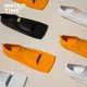 Ласты WATERTIME для взрослых короткие силиконовые, для плавания, оранжевые, размер 35 - изображение 5