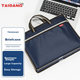 Сумка-портфель Taidang, розширена та потовщена, велика місткість для бізнес-документів, візерунок у формі стільників, двостороння підкладка, не линяє [5 шт.] TJ0295 - изображение 4