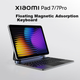 Smorss Xiaomi Pad 8/7 Pro Планшет Розумна Клавіатура Керування [Магнітна Плаваюча · Тонка та Портативна], Захисний Чохол із Сенсорним Керуванням Bluetooth для Планшетів [Сумісний з Xiaomi 7/8], Підсвічування - зображення 4