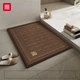 Коврик FOOJO Oriental Home бархатный для ванной нескользящий впитывающий, 40x60см - изображение 9