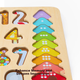 Пазл Hape E1657 деревянный с цифрами и формами детский - изображение 6