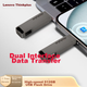 Флеш-накопичувач ThinkPlus Lenovo 512ГБ USB3.2 Type-C металевий для телефону та комп'ютера MU110 - зображення 4