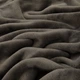 Плед Wuyinliangpin зимовий оксамитовий молочний потовщений, з кондиціонером, 120x200см, темно-сірий - зображення 10