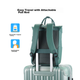 Рюкзак-свертка AMERICAN TOURISTER, повседневный рюкзак, дорожная сумка, вместительный школьный рюкзак, сумка для ноутбука, 24 г, черный. - изображение 6
