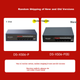 Комутатор HIKVISION 6 портів PoE 100Мбіт/с, металевий, некерований, HK-SF006 - зображення 4