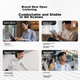 Наушники SoundCore Ankfei Yue Air открытого типа, с заушным креплением, беспроводные Bluetooth спортивные наушники для бега, совместимы с Apple, Huawei, Xiaomi, белый цвет. - зображення 5