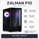 Корпус для ПК Zalman P10 Mini-Tower без БП MicroATX/Mini-ITX Black (P10BLACK) - изображение 1