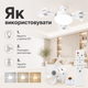 LED лампа-вентилятор E27 с пультом управления, потолочный светильник с обдувом, 3 режима света, 3 скорости вентилятора и таймер - изображение 4