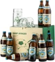 Набір пивний Ayinger Lager Hell світле фільтроване 4.9% 0.5 л 4 шт + Brauweisse світле фільтроване 5.1% 0.5 л 4 шт + 2 кухлі (2021244276752) - зображення 1