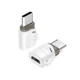 Перехідник USB Type-C M/microUSB F XO NB256G білий - зображення 3