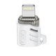 Перехідник Apple Lightning M/USB Type-C F XO NB256E білий - изображение 1