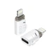 Перехідник Apple Lightning M/USB Type-C F XO NB256E білий - изображение 3
