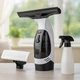Акумуляторний пилосос для миття вікон і дзеркал зі вбудованим розпилювачем і мікрофібровою насадкою для прибирання без розводів резервуар 150 мл ширина сопла 28 см до 35 хв - зображення 6
