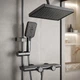 Душевая система со смесителем Faucet CR-25HT030, Графит / Тропический душ для душевой кабины и ванной (md-17764) - изображение 3