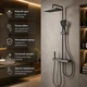 Душ/смеситель Faucet CR25-HT028 многофункциональный металл / Душевая система со смесителем для ванной комнаты / Душевая система с тропическим душем (md-17765) - изображение 2