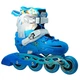 Детские раздвижные ролики Flying Eagle S6S Junior размер 28-32 Синие - изображение 1