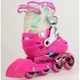 Детские раздвижные ролики Flying Eagle S6S Junior размер 33-37 Розовые - изображение 3