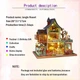Румбокс Happy Jungle Resort DIY Будиночок у Джунглях Мініатюрний будиночок Roombox ES002 + купол - изображение 8