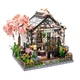 Румбокс Весняна теплиця з сакурою Інтер'єрний конструктор Sakura Greenhouse DIY Miniature House Kit M-2621 - изображение 5