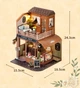 Румбокс Кав’ярня Інтер'єрний конструктор Encounter With Time Coffee Shop DIY Miniature Dollhouse Kit BC-001 - изображение 5