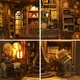 Бук Нук Бібліотека старих книг Інтер'єрний конструктор Ancient Book Collection Room DIY Book Nook BV02-008 - зображення 3
